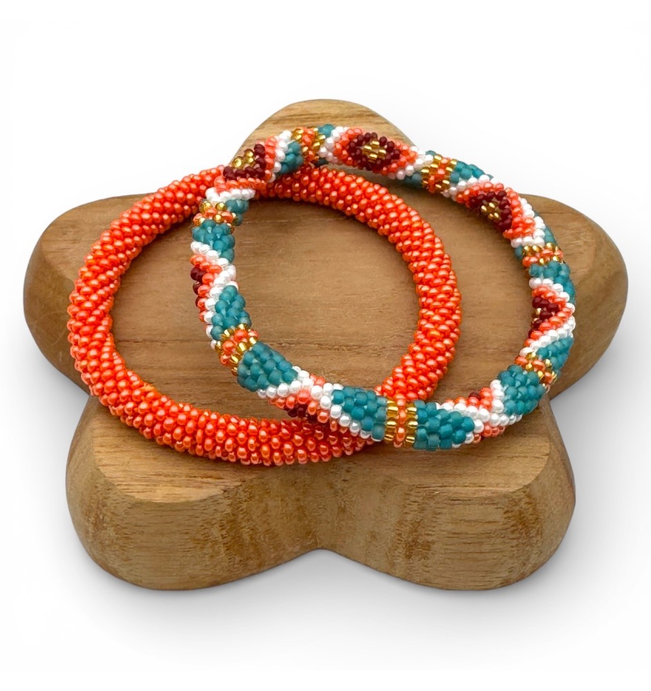 Nepalese bracelet Duo - Hand Jewelry | Maison Kizo®