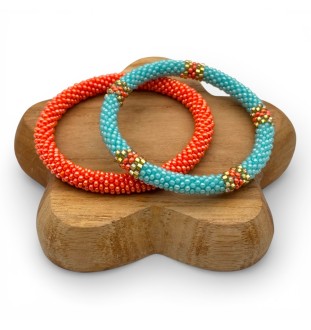 Nepalese bracelet Duo - Hand Jewelry | Maison Kizo®