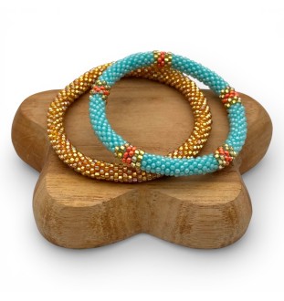 Nepalese bracelet Duo - Hand Jewelry | Maison Kizo®