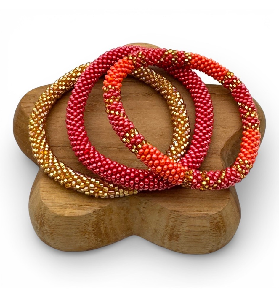 Nepalese bracelet Trio - Hand Jewelry | Maison Kizo®