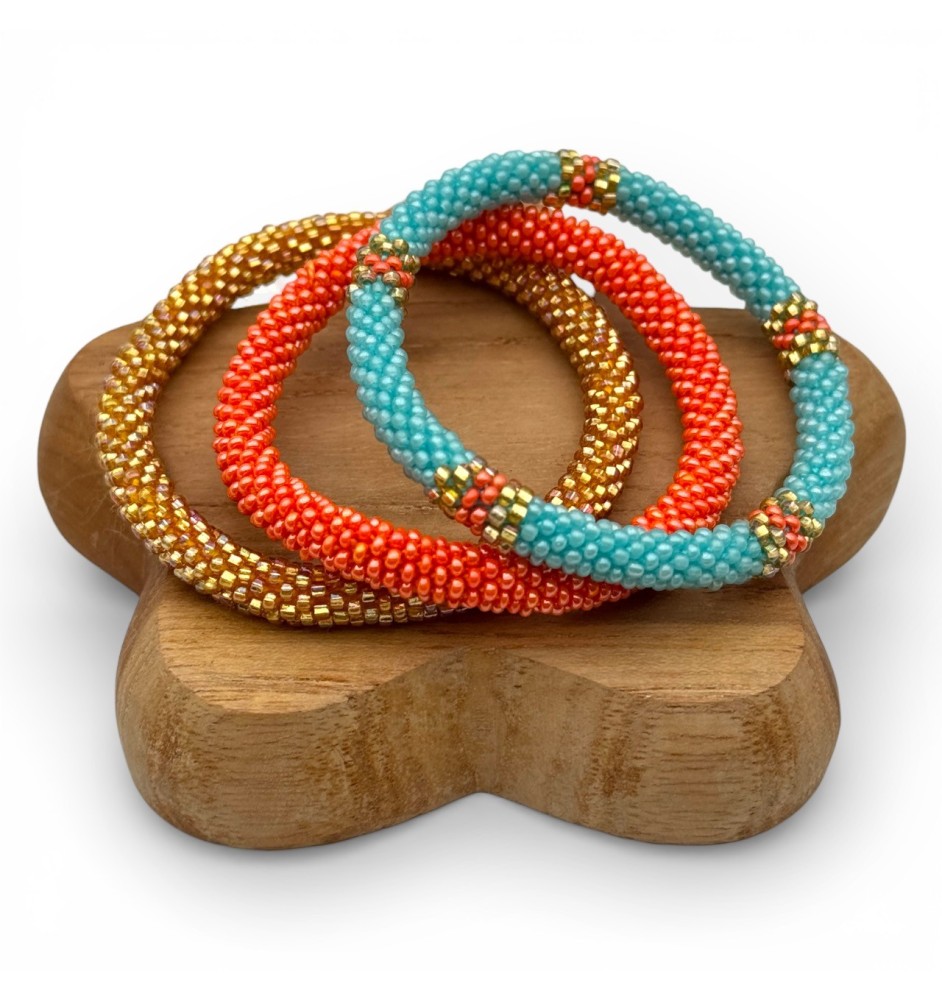 Nepalese bracelet Trio - Hand Jewelry | Maison Kizo®