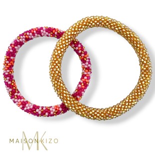 MAYAKIZ - Mother & Child Matching Bracelet | Adjustable Love Duo Bracelet