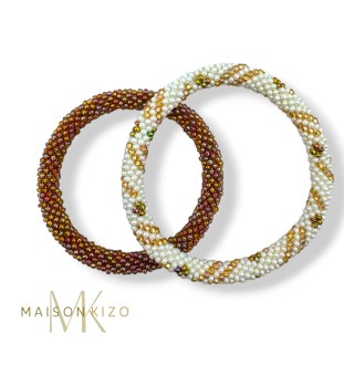 MAYAKIZ - Mother & Child Matching Bracelet | Adjustable Love Duo Bracelet