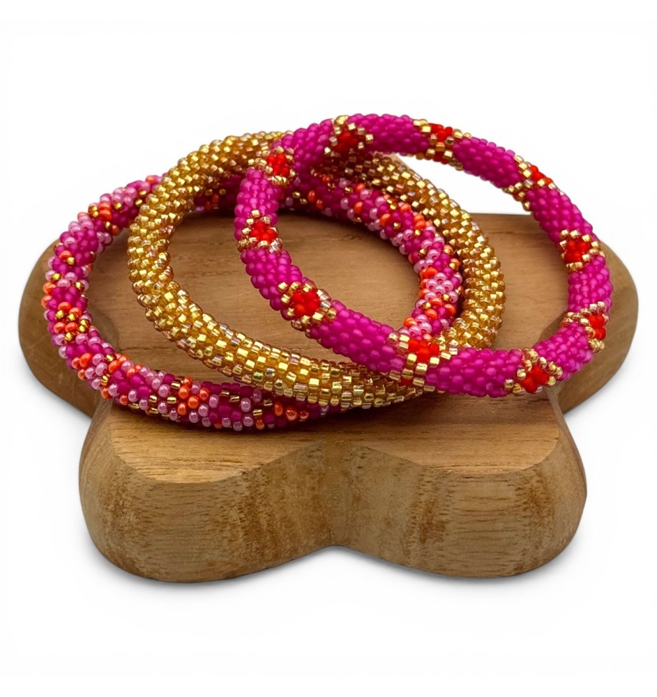 Nepalese bracelet Trio - Hand Jewelry | Maison Kizo®