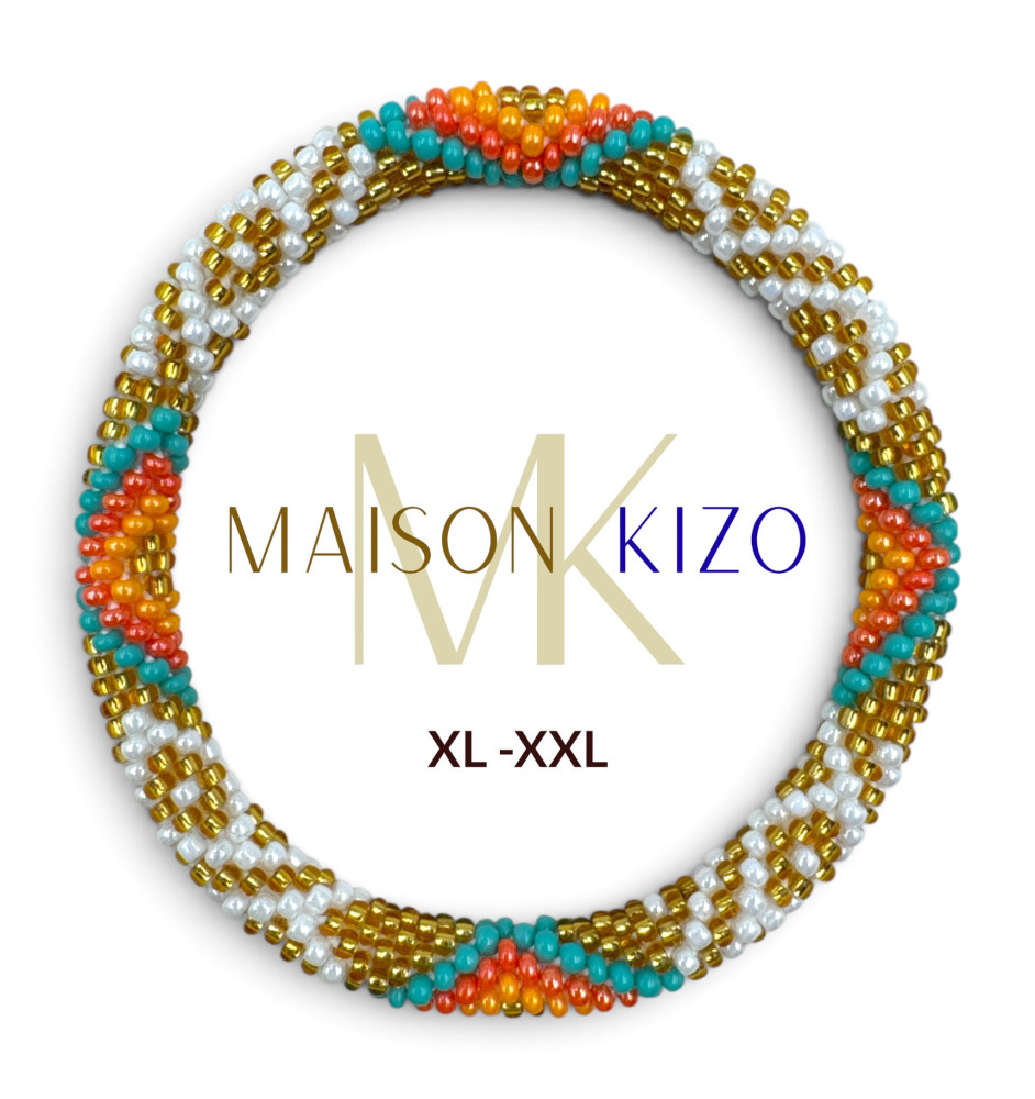 Bracelets népalais XL-XXL – Bracelets en perles faits main | Maison Kizo