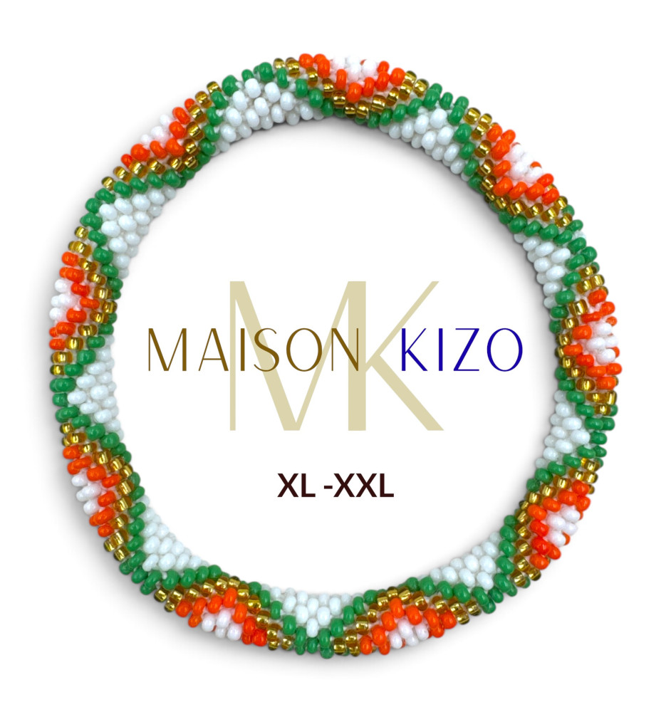 Bracelets népalais XL-XXL – Bracelets en perles faits main | Maison Kizo