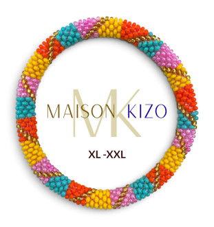 Bracelets népalais XL-XXL – Bracelets en perles faits main | Maison Kizo