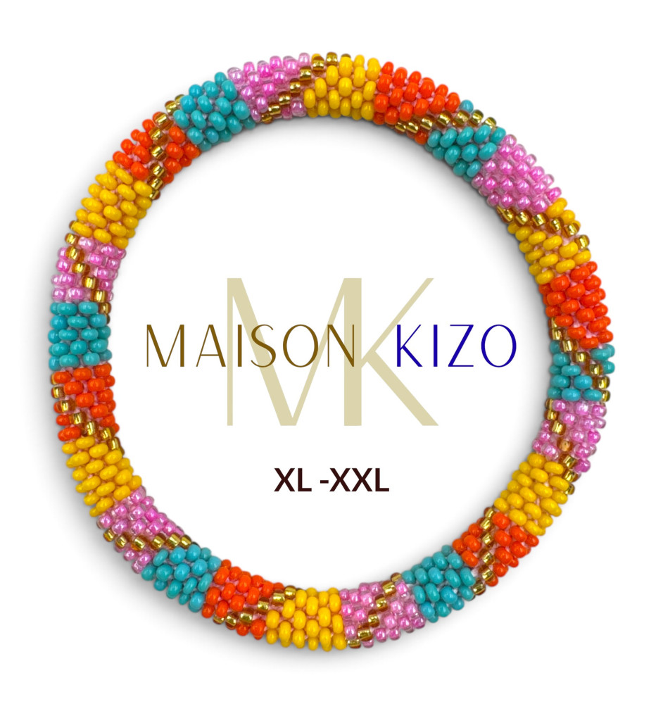 Bracelets népalais XL-XXL – Bracelets en perles faits main | Maison Kizo