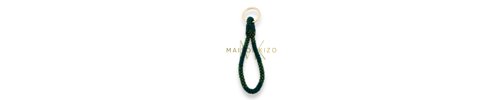 Cordon téléphone & porte-clés népalais faits main | Maison Kizo